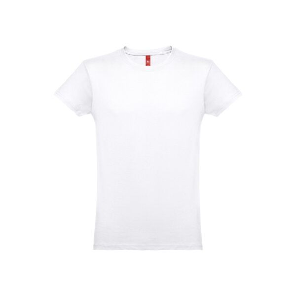 Camiseta unisex Luanda 150 g/m² color blanco vista frontal
