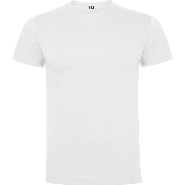 Camiseta unisex Dogo Premium 165 g/m² color blanco vista frontal