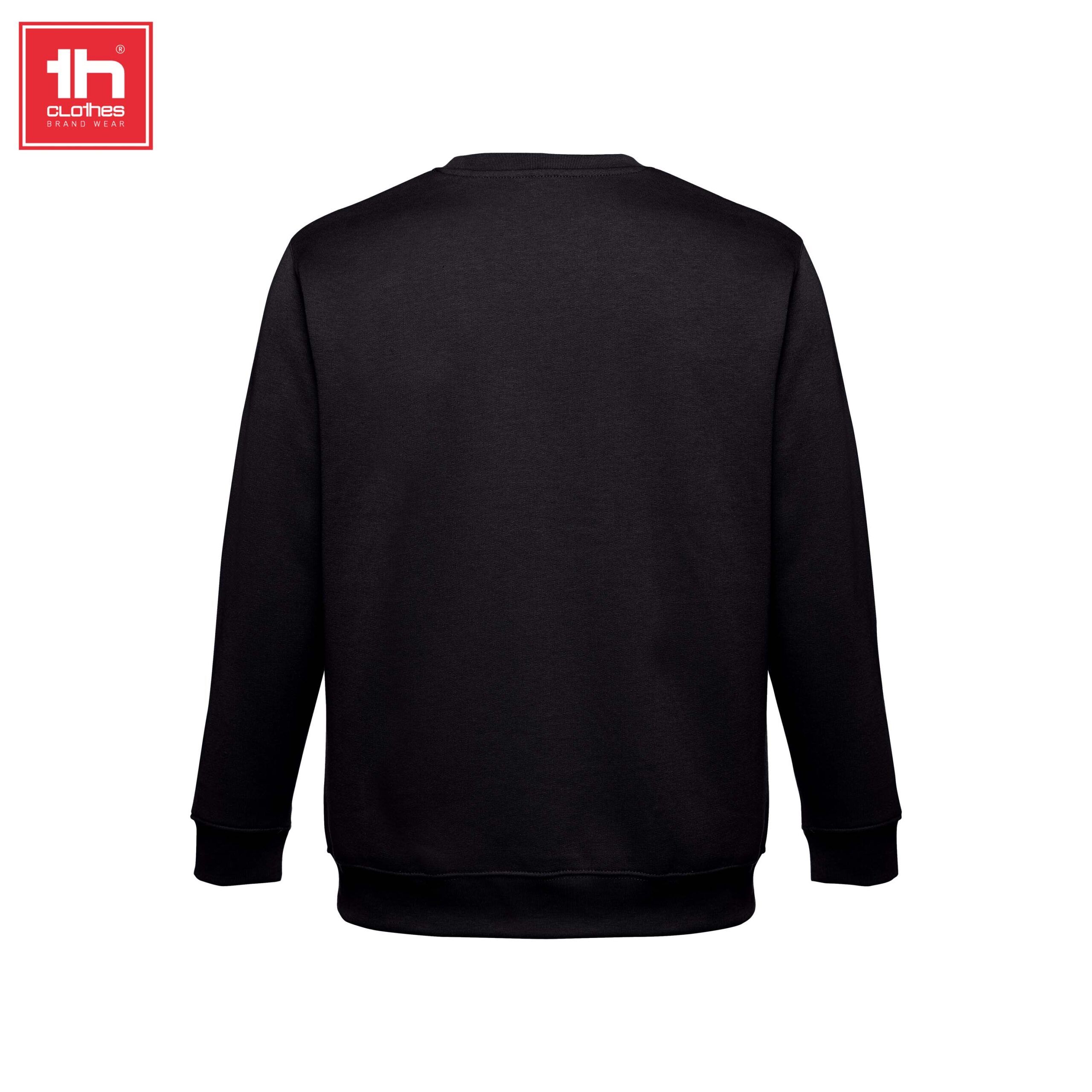 Sudadera unisex Delta 300 g/m² – TH Clothes 2 Sudadera unisex Delta 300 g/m² color negro vista trasera