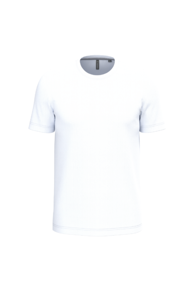 Camiseta hombre K356 180 g/m² color blanco vista frontal