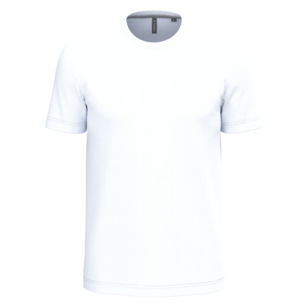 Camiseta hombre K356 180 g/m² color blanco vista frontal