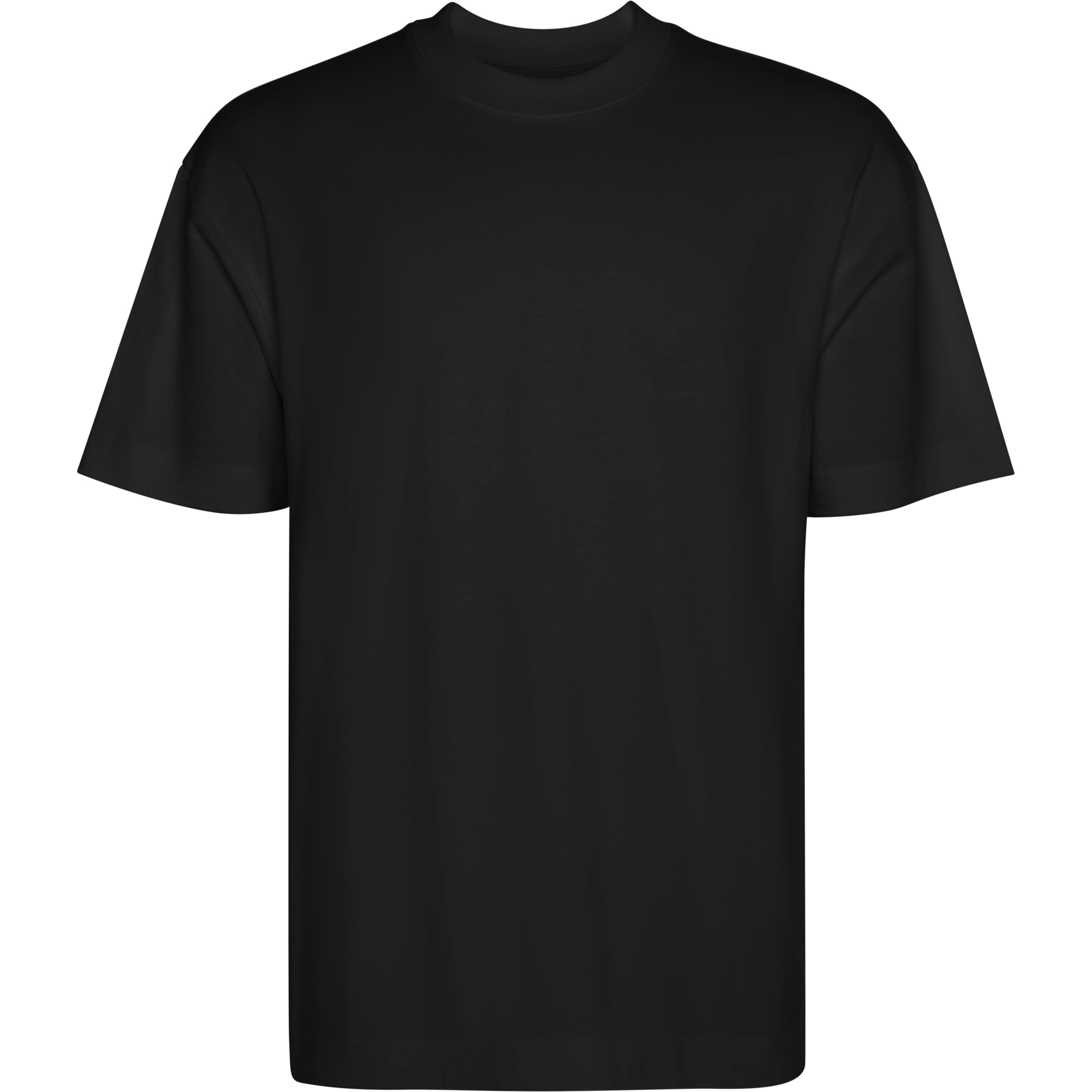 Camiseta unisex oversize Chow 270 g/m² – Roly 5 Camiseta unisex oversize Chow 270 g/m² color negro vista frontal
