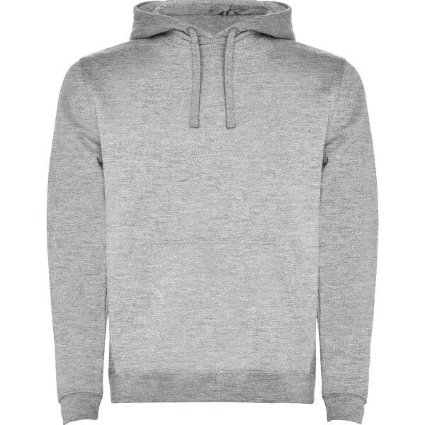 Sudadera unisex con capucha Urban 280 g/m² color gris vigore vista frontal
